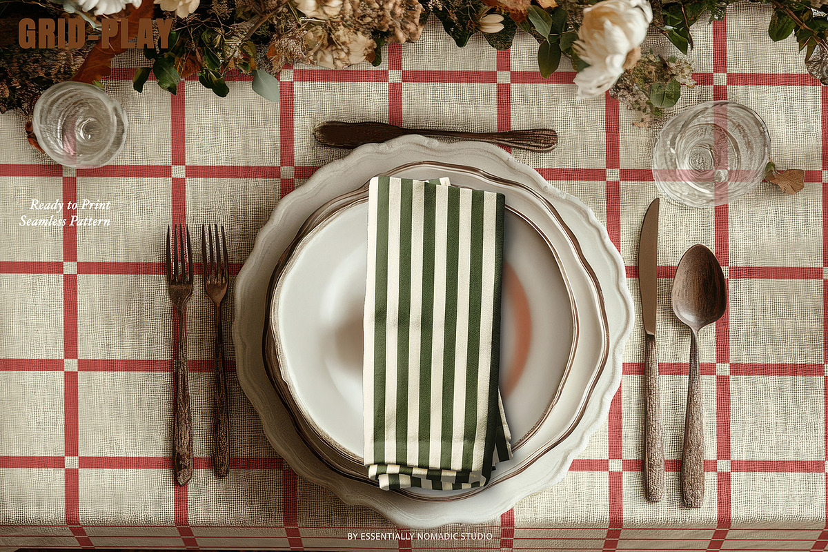 Autumn Plaid & Stripe Patterns, a Pattern Graphic by Essentially Nomadic (Photo 9 of 12)