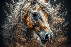Horse still life stock image, an Animal Photo by ComfortQ