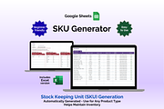 SKU Generator - Google Sheets, an App Template by Ardent Workshop (Thumbnail 1 of 5)