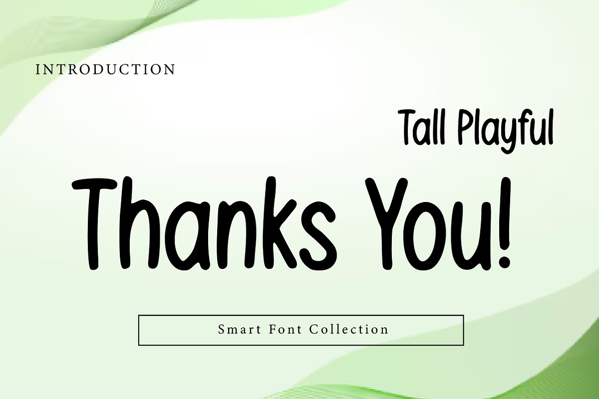 Tall playful, a Script Font by Wow Magic (Photo 1 of 3)