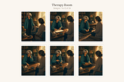 Therapy Session Illustrations, a Healthcare Illustration by LanternkinStudio (Thumbnail 7 of 13)