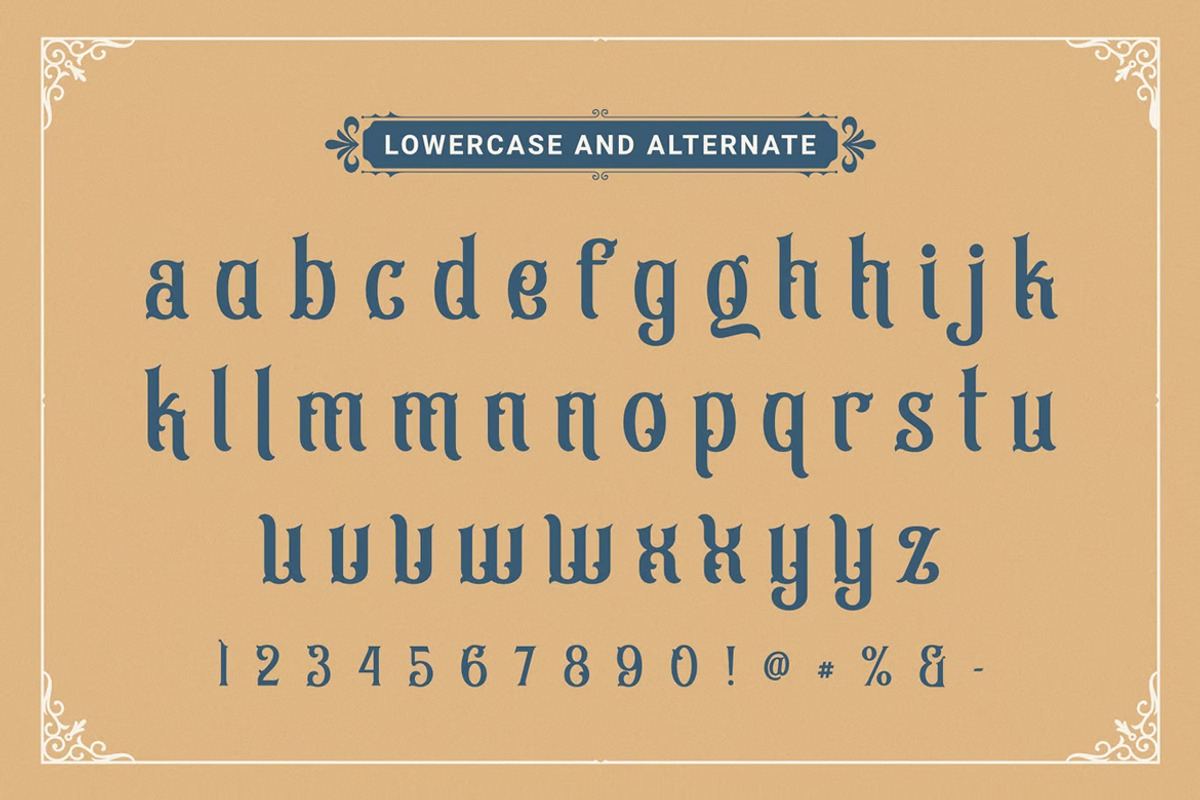 Emagos - Vintage Font, a Serif Font by Viswal Studio (Photo 5 of 6)
