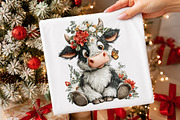 Whimsical Quirky Cow Clipart Png, a Transportation Illustration by Digital Artistic99 (Thumbnail 3 of 7)