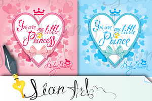 2 cards. Baby Shower