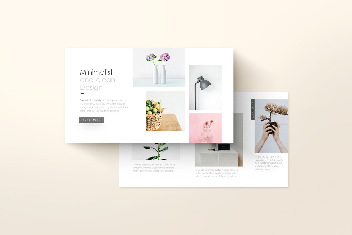 Bloom Minimal Powerpoint Template, a Presentation Template by PaperMoon (Photo 5 of 7)