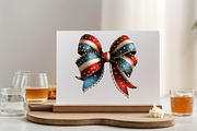 Patriotic USA Bow Clipart Bundle, an Illustration by SVGArt (Thumbnail 6 of 9)