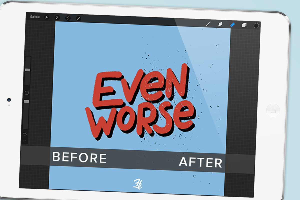 Dusty Dia Texture for Procreate App preview 3
