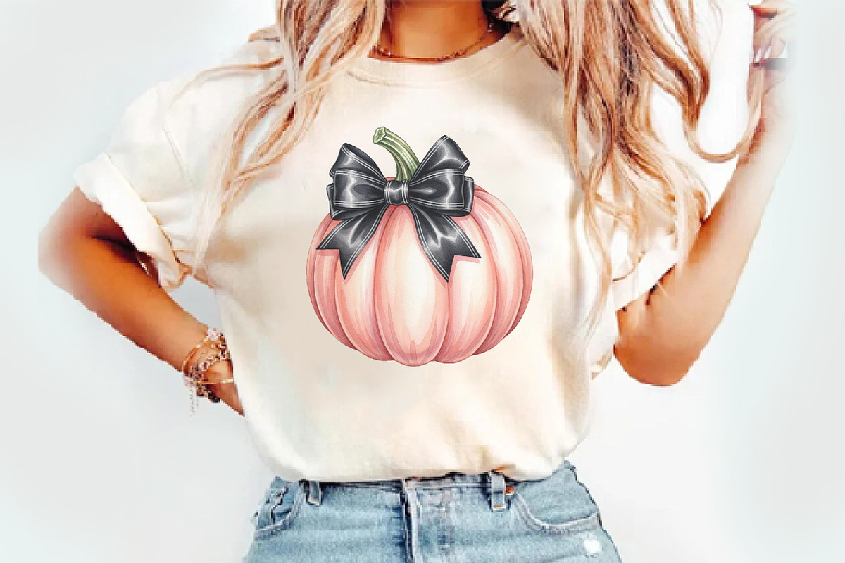 Fall Watercolor Pumpkin PNG Autumn, an Illustration by Watercolor design (Photo 2 of 3)