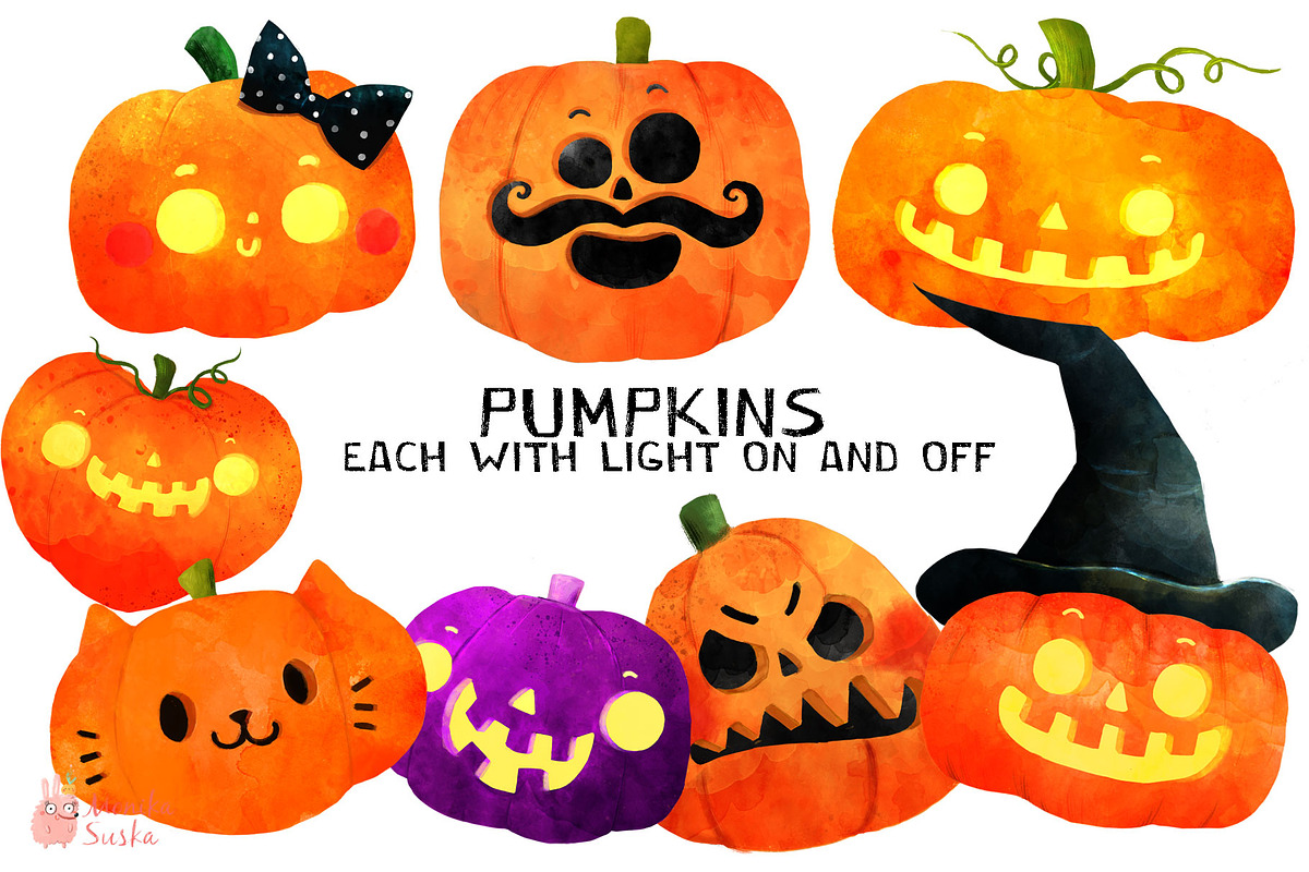 Halloween illustrations, an Illustration by monika.suska (Photo 6 of 8)