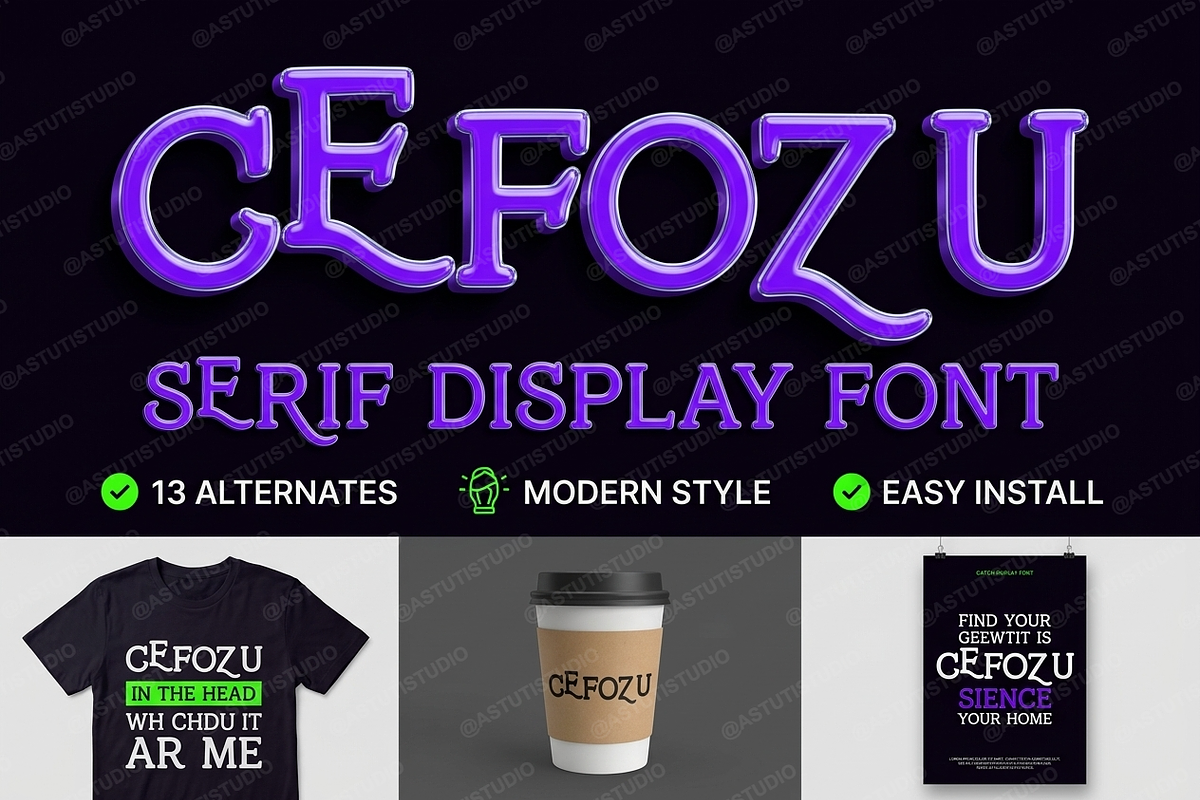 Cefozu | Elegant Modern Serif, a Serif Font by Astuti Studio (Photo 1 of 23)
