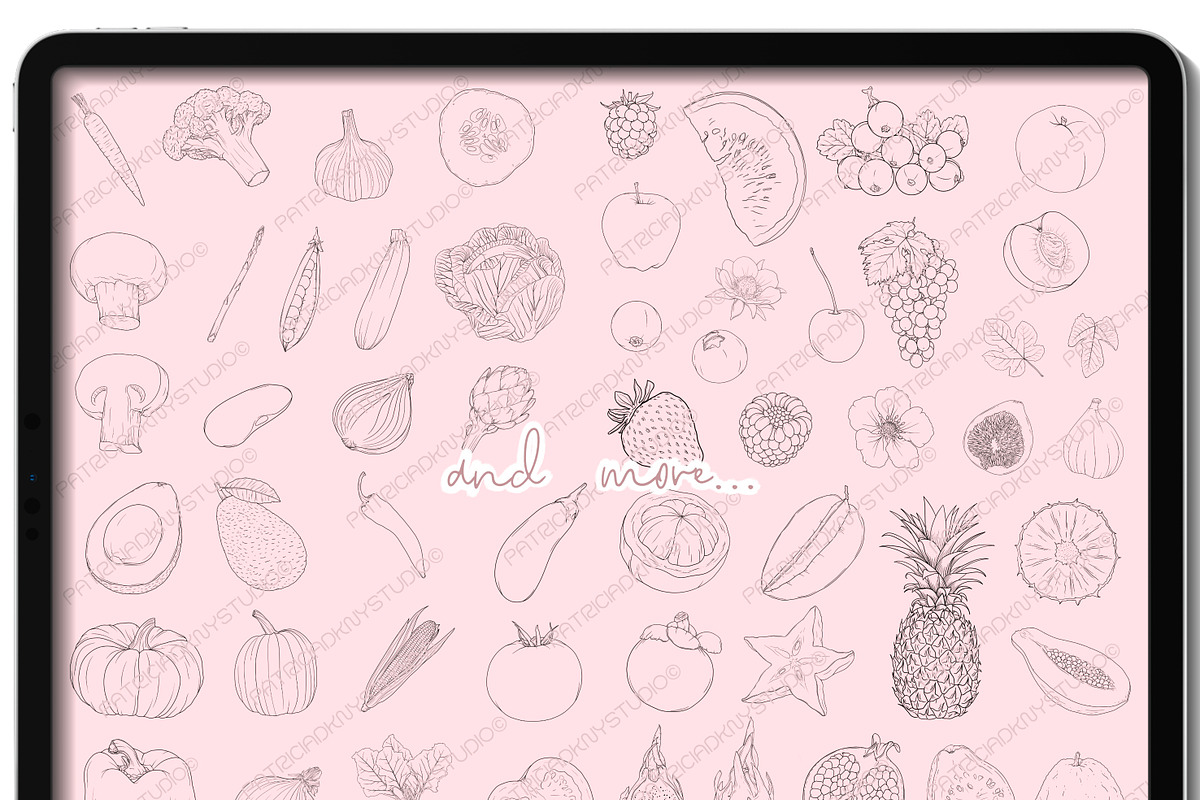 Procreate brush bundle, a Brush Add-On by PDknyStudio