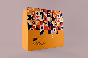 Square Bag Mockup, a Packaging Mockup by Qaleb Studio