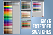 CMYK Extended Swatches-Illustrator, a Palette Add-On by Industrial Artworks (Thumbnail 1 of 5)