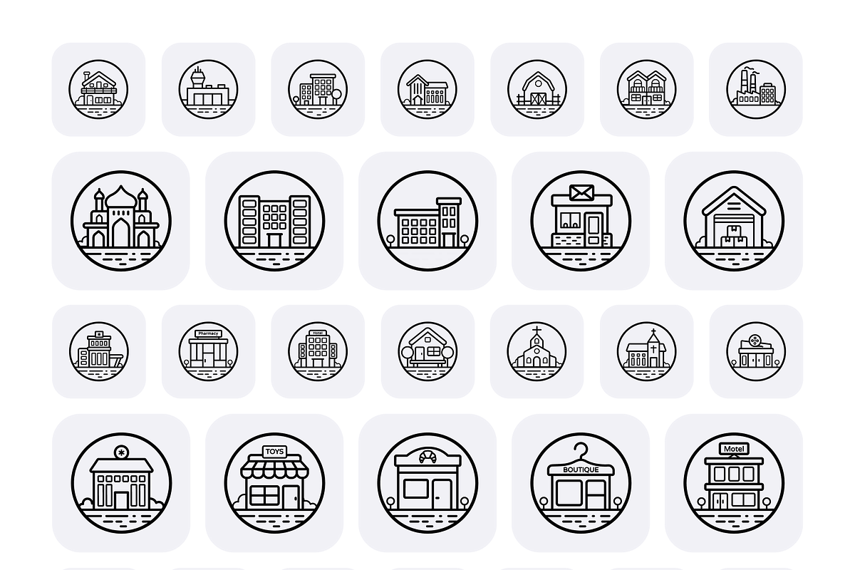 Real Eatate icons, an Emoji Icon by Brickclay (Photo 9 of 9)