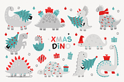 Christmas Animals Illustrations, a Seasonal Illustration by Anna Studio (Thumbnail 10 of 12)