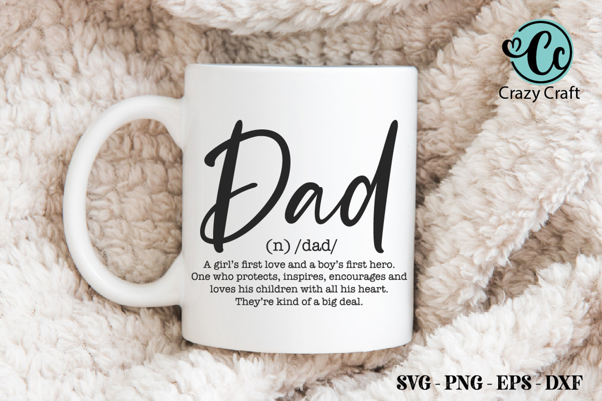Father's Day T-shirt Designs Bundle, a Person Illustration by CrazyCraft (Photo 4 of 4)