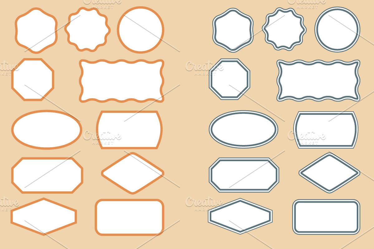 Simple frames and patterns - PNG, a Graphic by Wild Rose