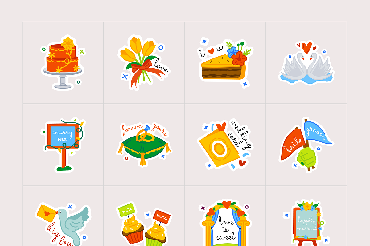 Animated Wedding Stickers, an Emoji Icon by Prosymbols (Photo 7 of 13)