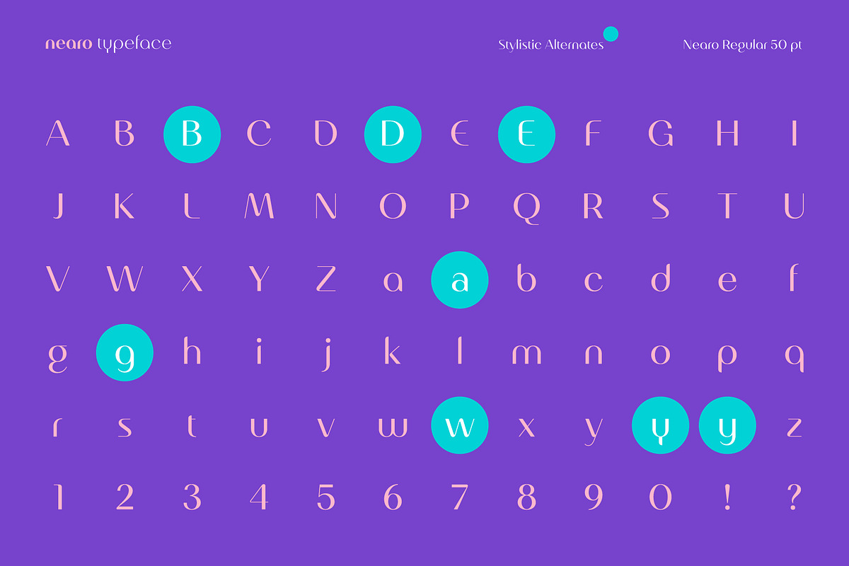 Nearo Font Family, a Font by Digitype Studio (Photo 10 of 10)
