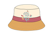 Bucket Hats - Vector Template Mockup, a Hat Mockup by Mark Anthony Media (Thumbnail 2 of 4)