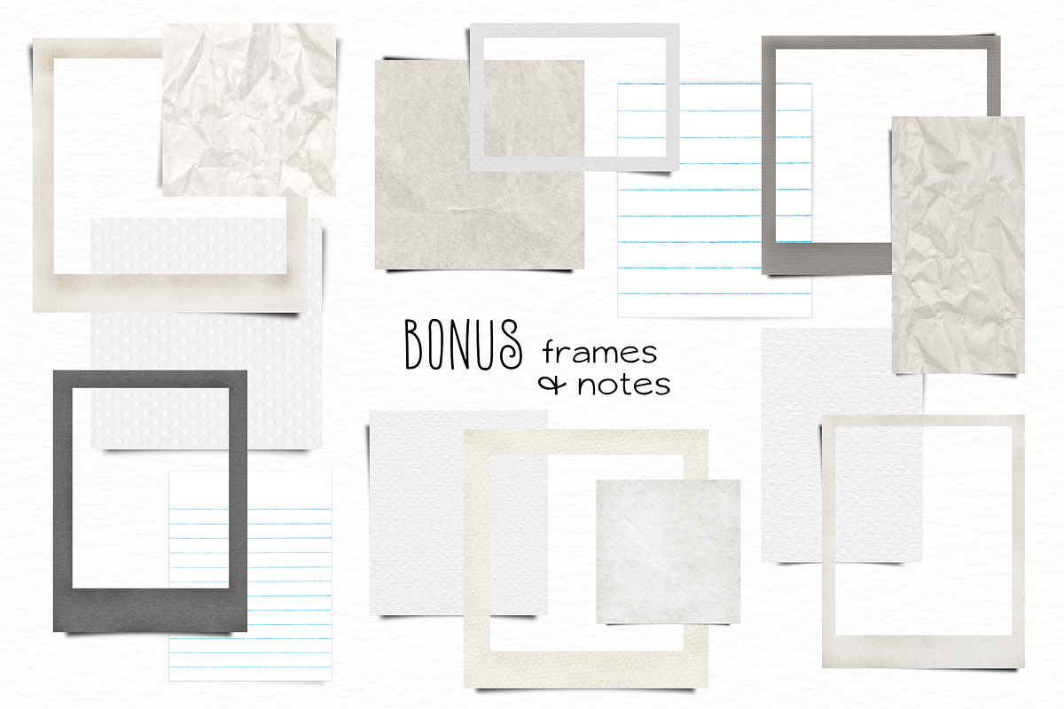 Washi Tape + Frames and Notes, a Templates & Theme by patternpop studio (Photo 3 of 3)