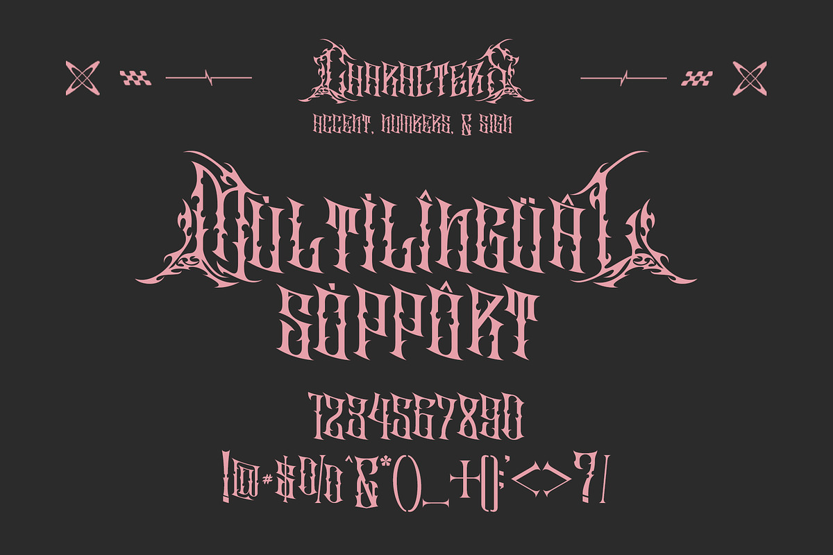 Scarnix - Brutal Heavy Rock Font, a Blackletter Font by Letterara (Photo 13 of 14)