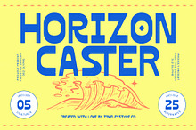 Horizon Caster Bold Display Font