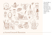 The Cozy Cottage Collection, an Object Graphic by The Tattooed Illustrator (Thumbnail 2 of 5)