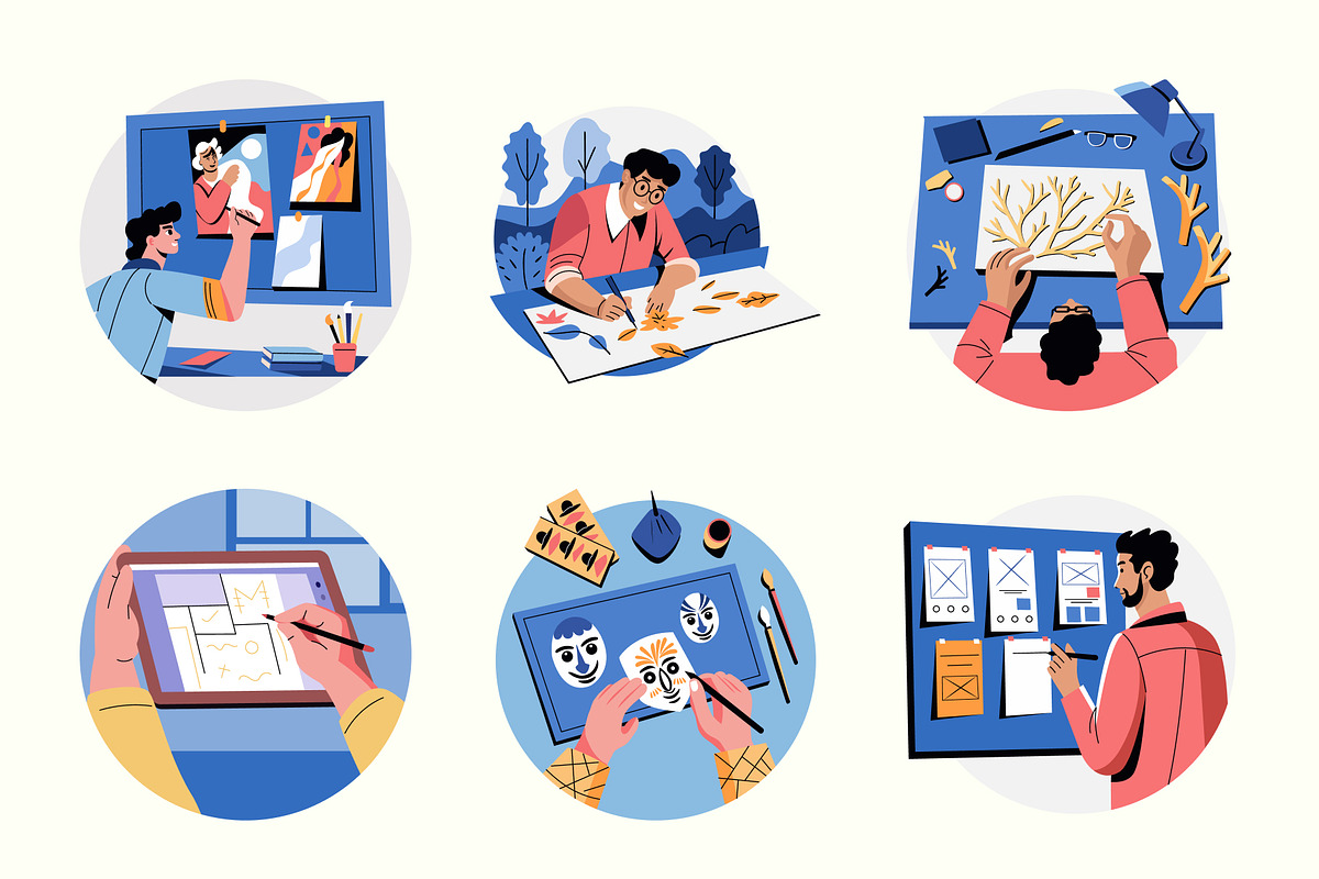 Creative Design Illustration Set, a Decorative Illustration by Prosymbols (Photo 8 of 10)