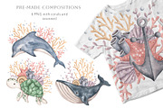 Under the sea, an Illustration by NellyaEgorova (Thumbnail 4 of 13)