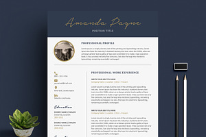 Minimal Resume Template + BONUS