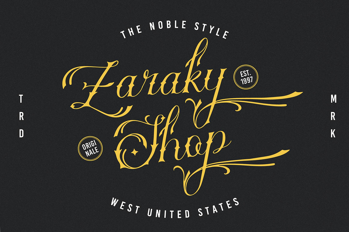 Nefaryth | Tattoo Font, a Script Font by Denustudios (Photo 4 of 14)