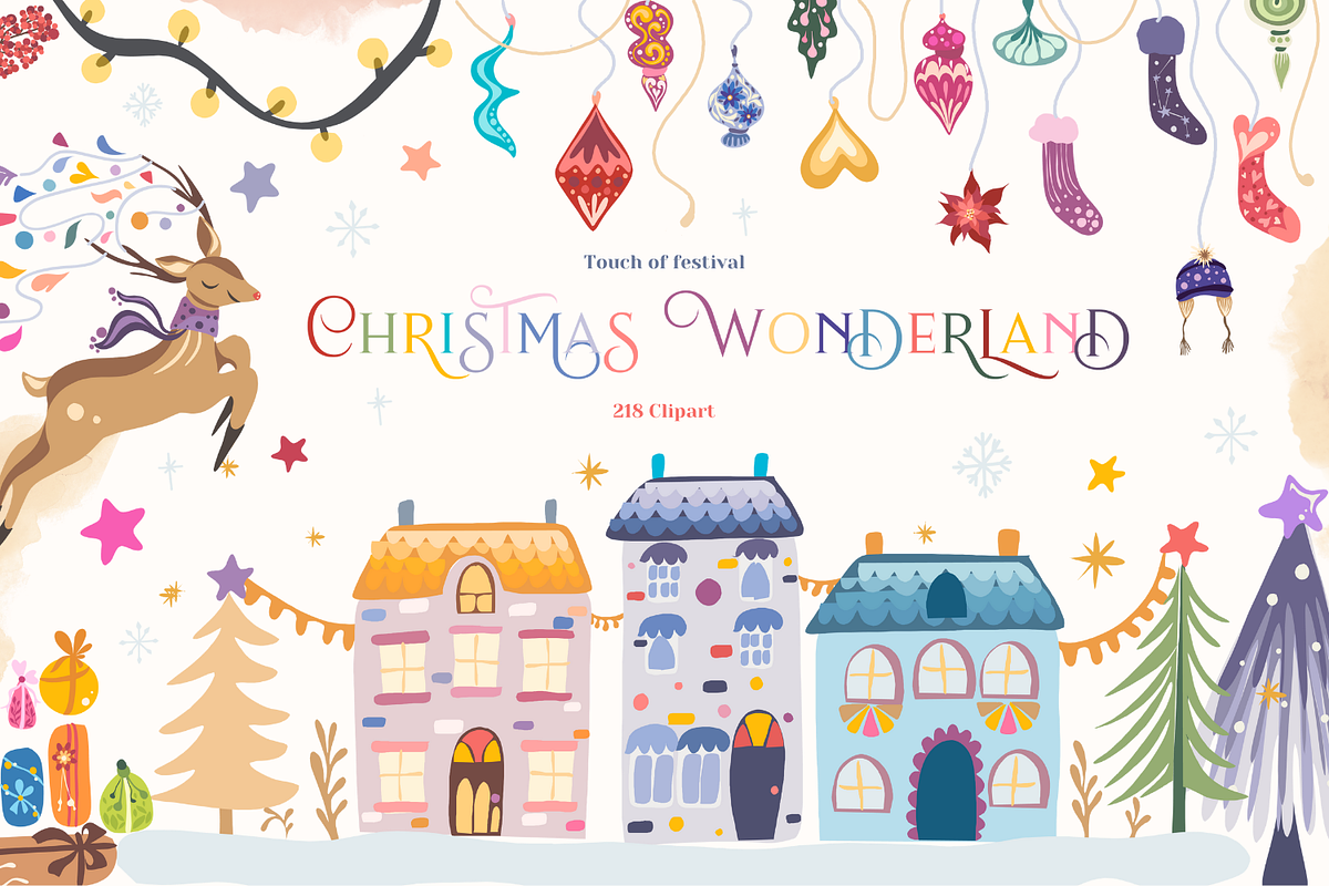 Christmas Wonderland, a Decorative Illustration by ArtstudioByKhushbu (Photo 1 of 9)