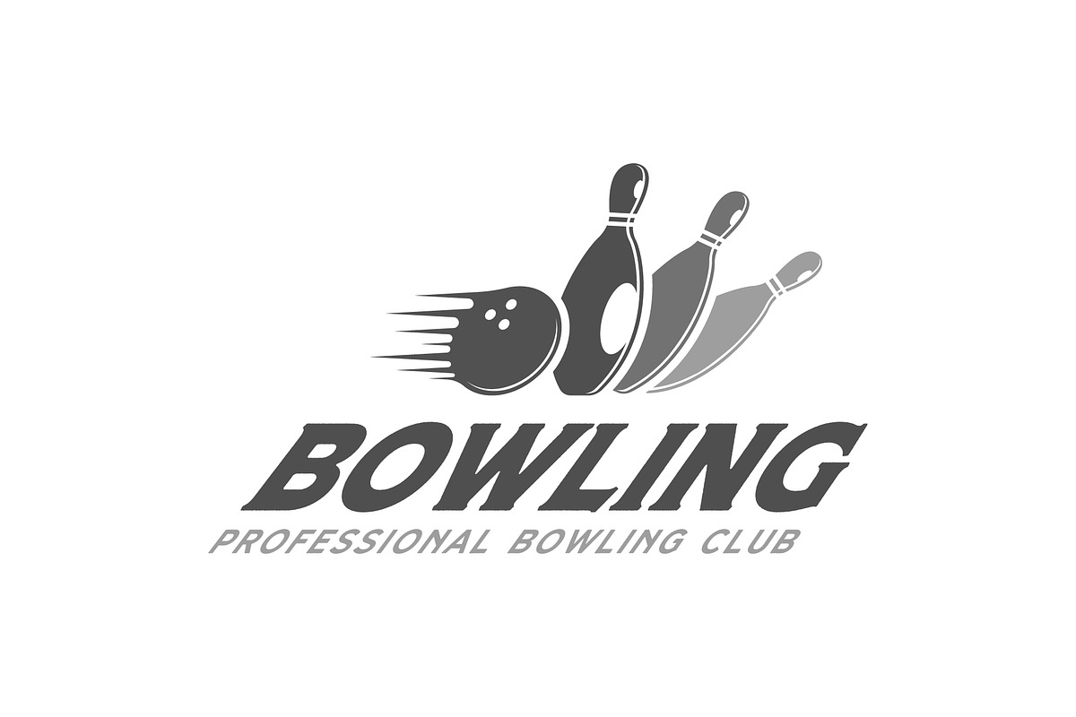strike bowling ball logo vector icon, a Branding & Logo Template by Pyruos ID