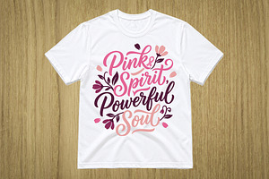 Breast cancer warrior t-shirt design