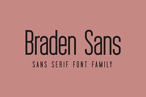 Braden Sans Font Family