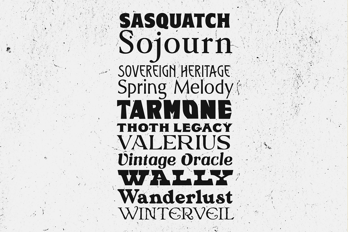 Whiskey Label Font Bundle 160 Fonts, a Font by HipFonts (Photo 3 of 13)