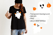 Halloween ghost, an Illustration by Volha (Thumbnail 3 of 3)