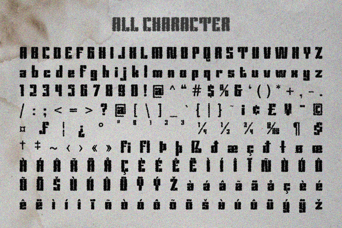 Calpina Unfocus, a Sans Serif Font by Craft Supply Co. (Photo 8 of 8)