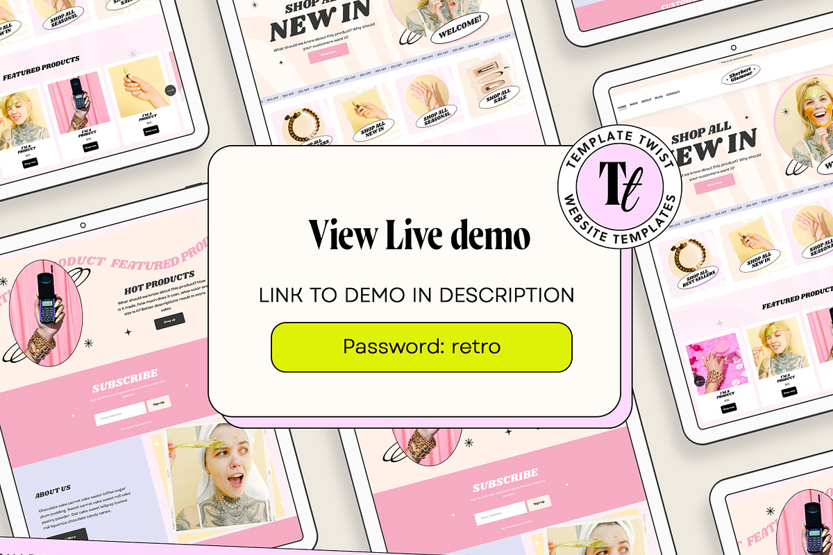 Beauty Squarespace 7.1 Ecommerce, a Squarespace Template by Template Twist Shop (Photo 2 of 10)
