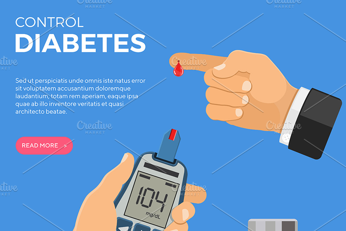 Control Your Diabetes Concepts, a Healthcare Illustration by TAlex (Photo 5 of 6)