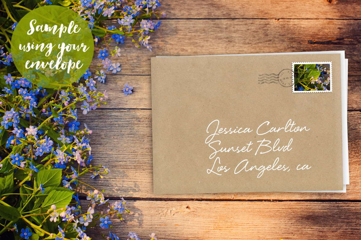Kraft Envelope Mockup, a Print Template by Hype Your Prints (Photo 3 of 4)