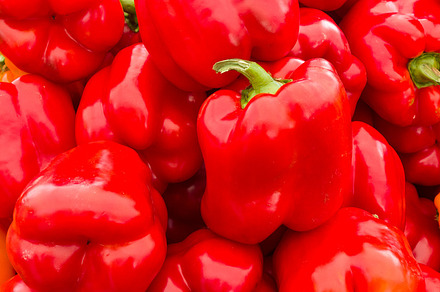 Orange Peppers At The Market preview 6