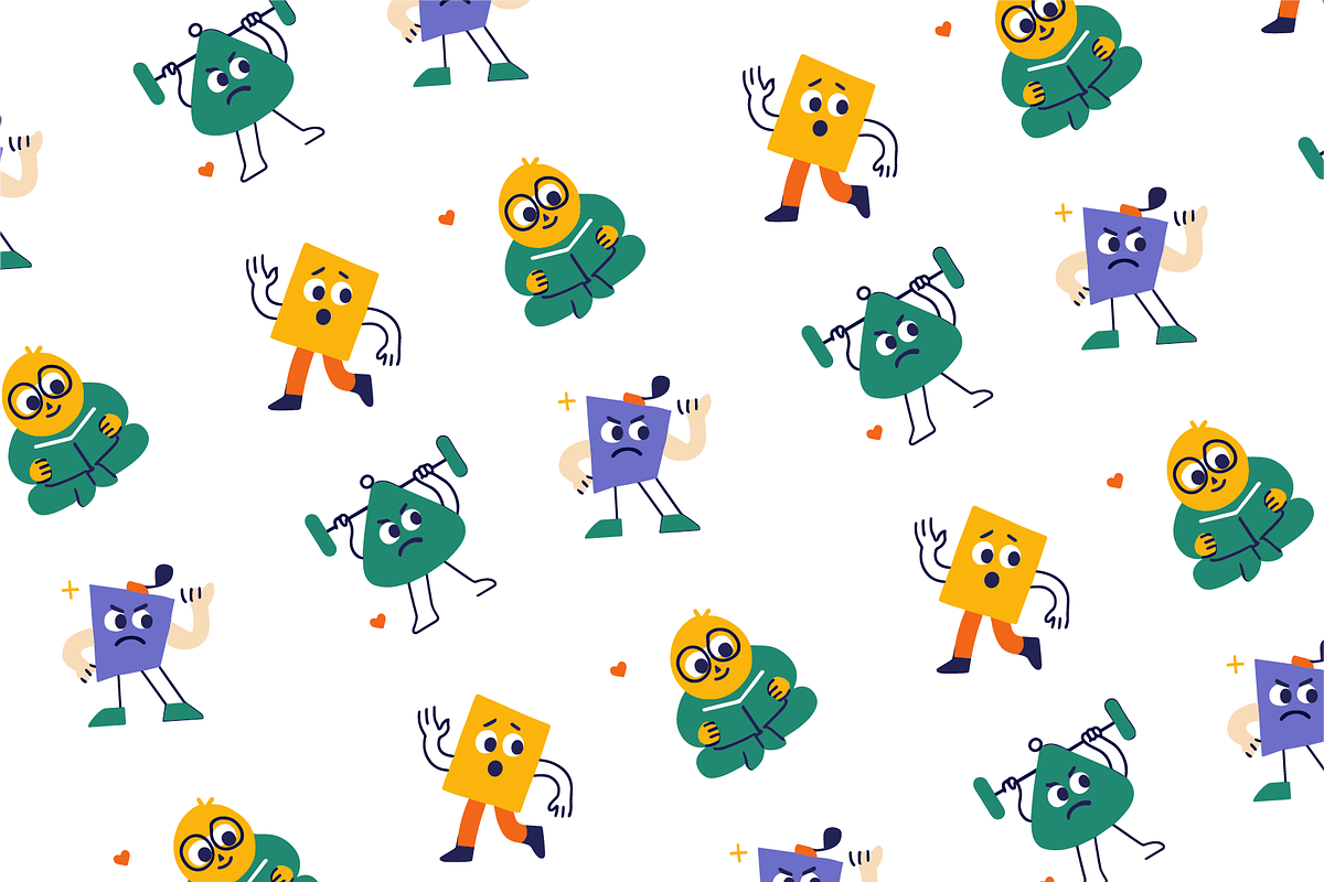 Cute Shape Character, a Graphic by HunEyy (Photo 7 of 10)