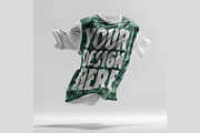 Flying Dynamic T-Shirt Mockup PSD, a Shirt Mockup by LESZ Design (Thumbnail 5 of 6)
