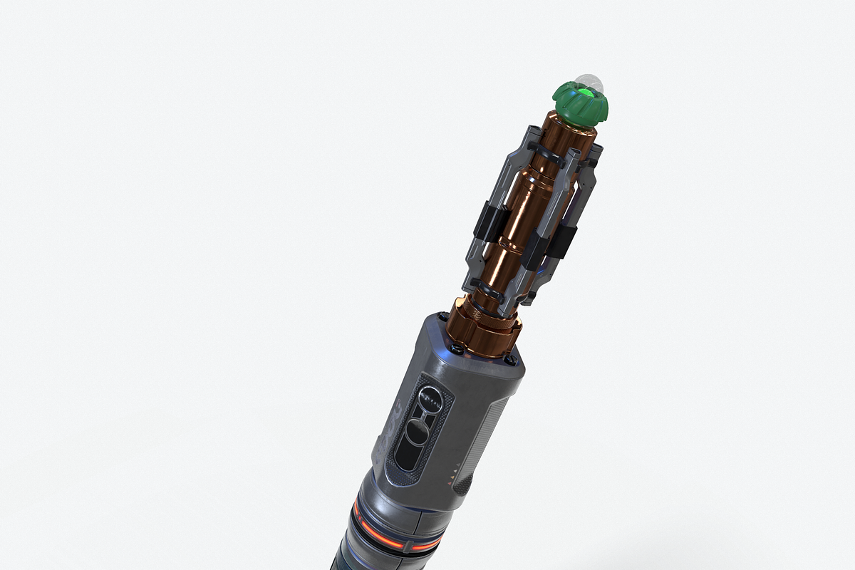 Sonic Screwdriver Sci-Fi PBR, an Object 3D Model by Daniel Mikulik (Photo 6 of 25)