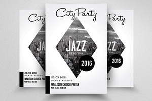 Jazz Flyer & Poster Template, a Flyer Template by Business Flyers