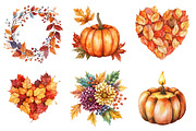 Thanksgiving greeting elements, a Seasonal Illustration by CitraGraphics (Thumbnail 3 of 7)