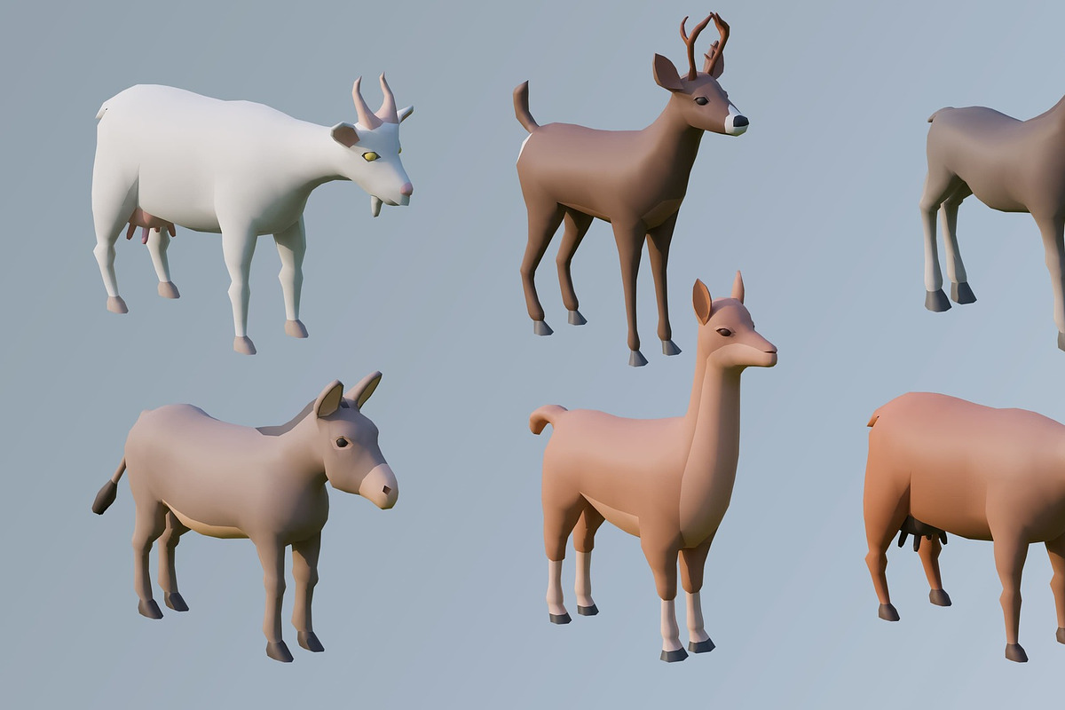 Animals 1, an Animal 3D Model by ithappy (Photo 22 of 32)