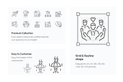 People Outline Icon Collection, an Outline Icon by Prosymbols (Thumbnail 3 of 5)